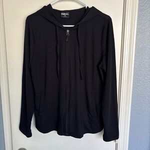 32 Degrees Cool Black Hoodie UPF +40